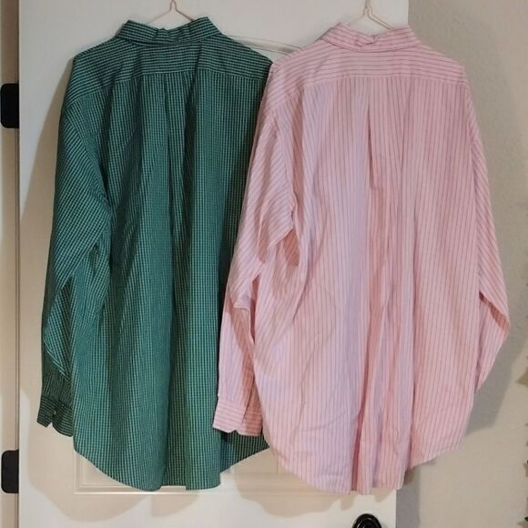 Two Men's Daniel Cremieux Classics Size Large 100% Cotton Button-up Shirts - Picture 2 of 7